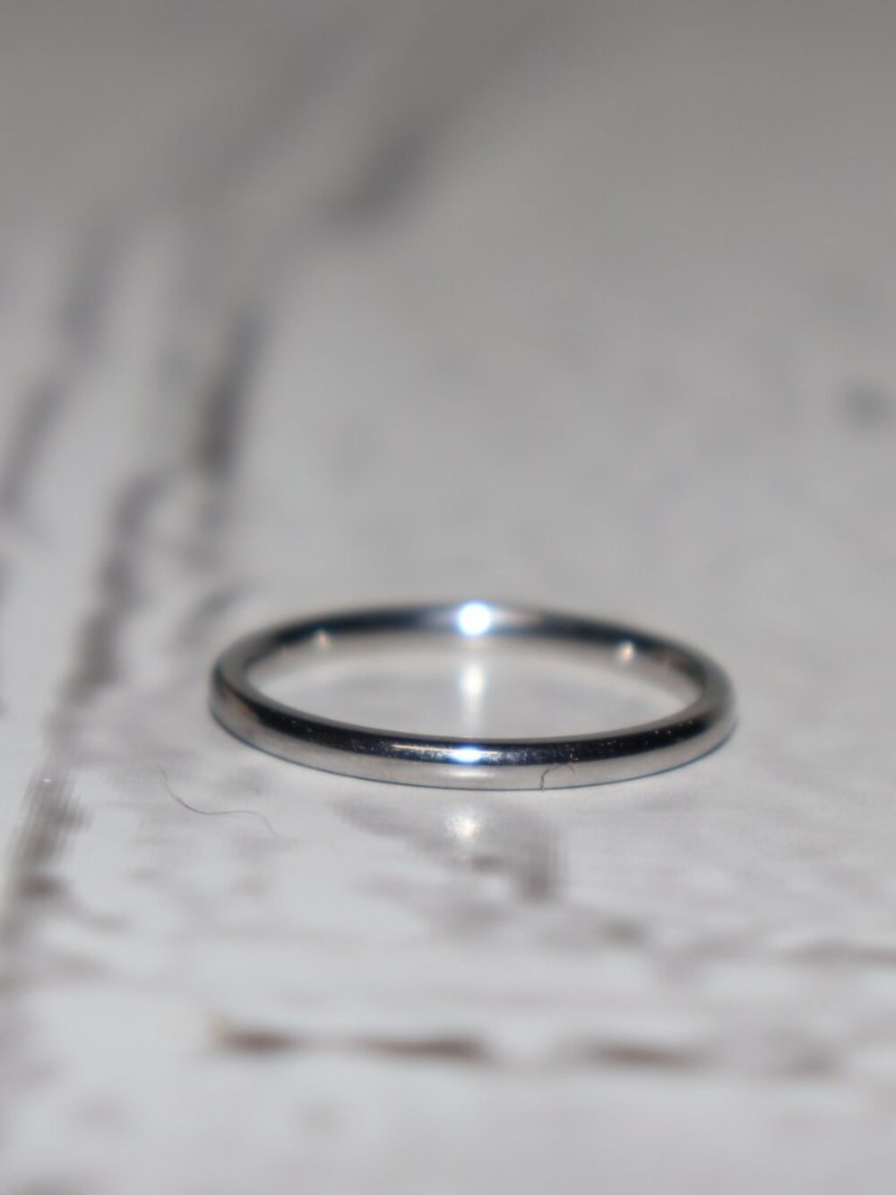 ✨ Silver Classic Band · Size 9.5 Smooth polished finish · Minimalist style ·